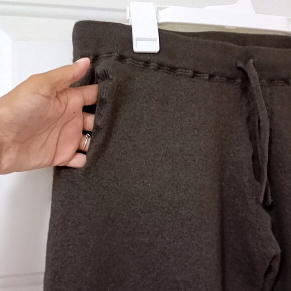 Lavin H and M Mid-Waist Drawstring 100% Wool Sweatpants Size M Men's And Women - Picture 5 of 12